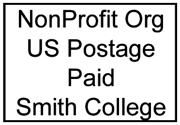 Graphic of the Smith College mailing indicia