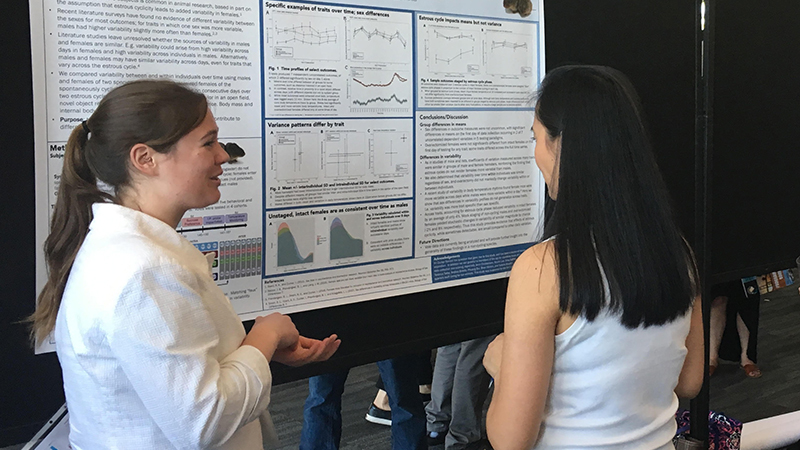 Neuroscience students at a conference in Long Beach, CA