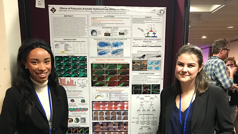 Students at the Northeast Society for Developmental Biology in Woods Hole, Massachusetts