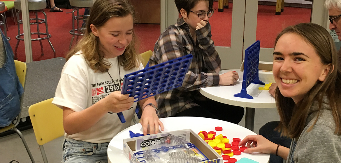 Game night, Campus Center, Smith College