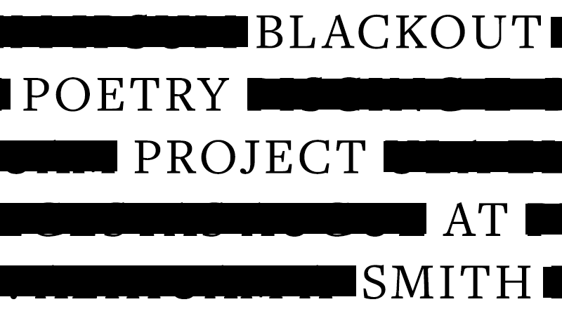 Blackout Poetry Project