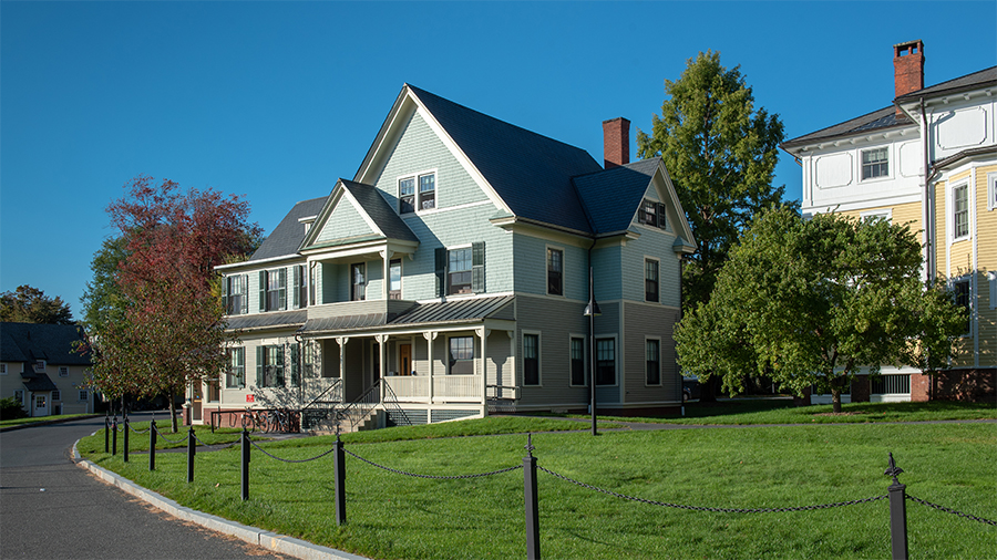 Exterior of two Smith houses