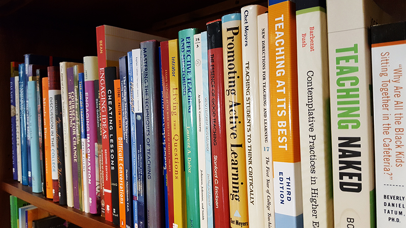 Photo of the Sherrerd Center Teaching Resource Library