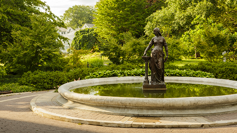 The Lanning Fountain on the Smith College campus