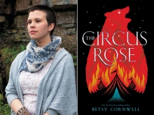 Betsy Cornwell and cover of Circus Rose