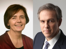 Gail Collins and Bret Stephens