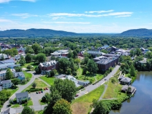 aerial view of Smith College