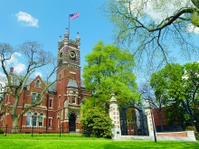 College Hall in spring