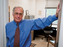 Dan Horowitz in the door to his office