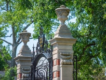 Grecourt Gates in the summer