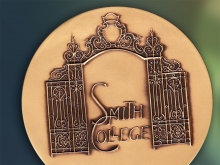 Closeup of the Smith College Medal