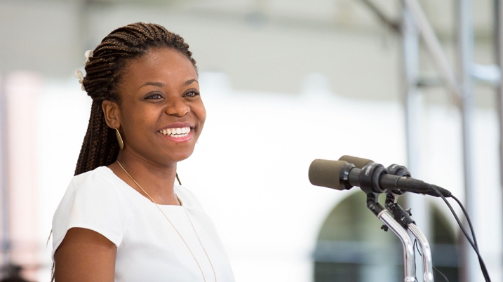 Carmen Augusto delivered the student speech at Smith College’s 2016 Ivy Day celebration.