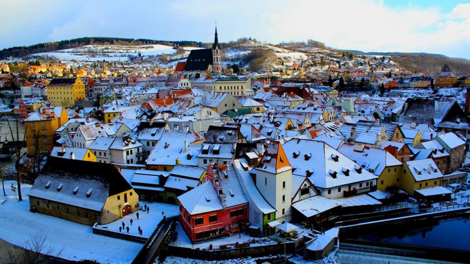 Student photo of a town in the Czech Republic